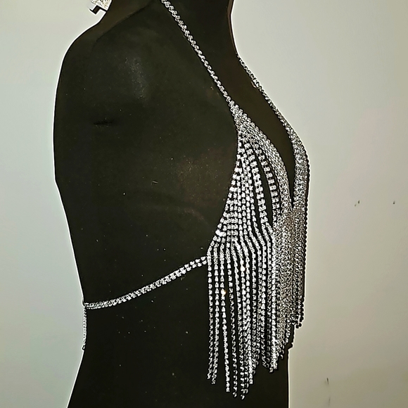 (NWT) NATASHA RHINESTONE BRALETTE - Picture 4 of 5